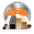 Evolution 185mm TCT Plunge Saw (2x Rails) (R185CCSX+)