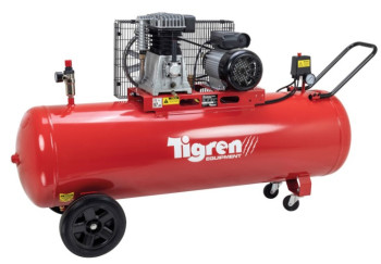 TIGREN 200ltr 3hp Belt-Driven Compressor