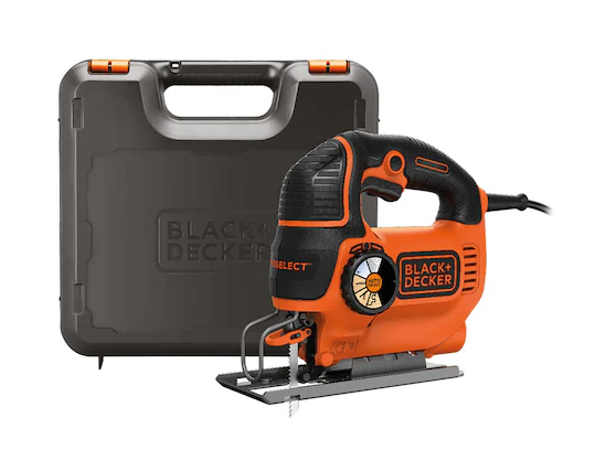 Black & Decker 550W AUTOSELECT Pendulum Jigsaw  with Kit box