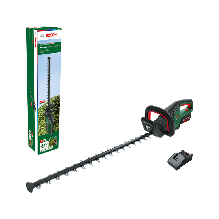 Bosch AdvancedHedgeCut 36V-65-28 Cordless Hedgecutter with 2Ah Battery
