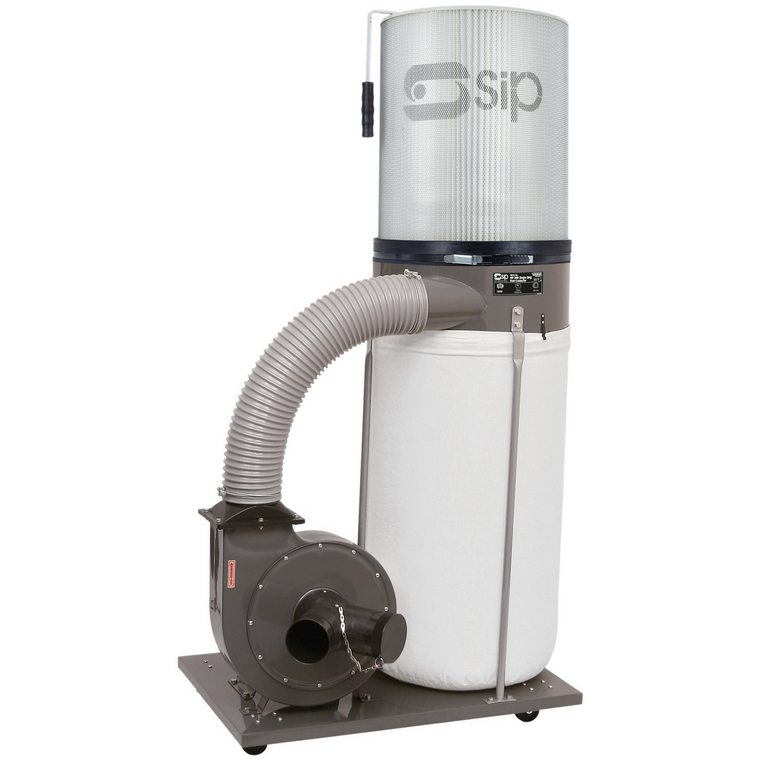 SIP 2HP Single Bag Dust Collector Package 