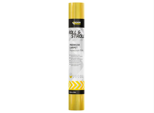 Everbuild Roll & Stroll Premium Carpet Protector 600mm x 25m