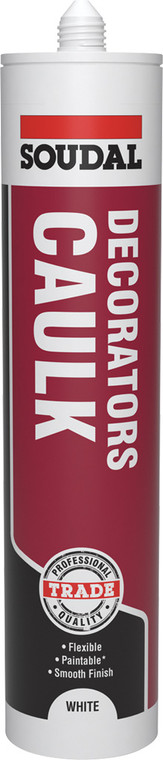 Soudal Trade Decorators Caulk  (White - 290ml)