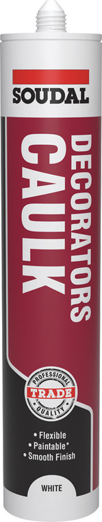 Soudal Trade Decorators Caulk (White - 380ml) (121639)