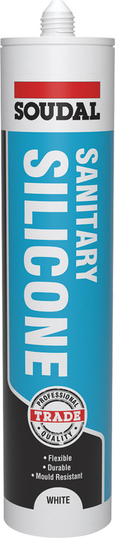Soudal Trade Sanitary Silicone (Clear - 290ml) (121648)