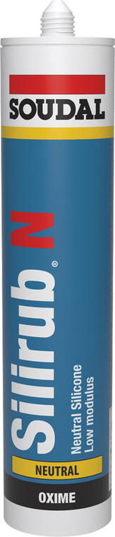 Soudal Silirub N White Silicone 300ml (118985)