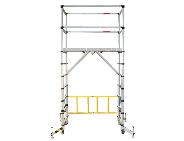 Teletower Aluminium Telescopic Scaffold Tower with Toeboards