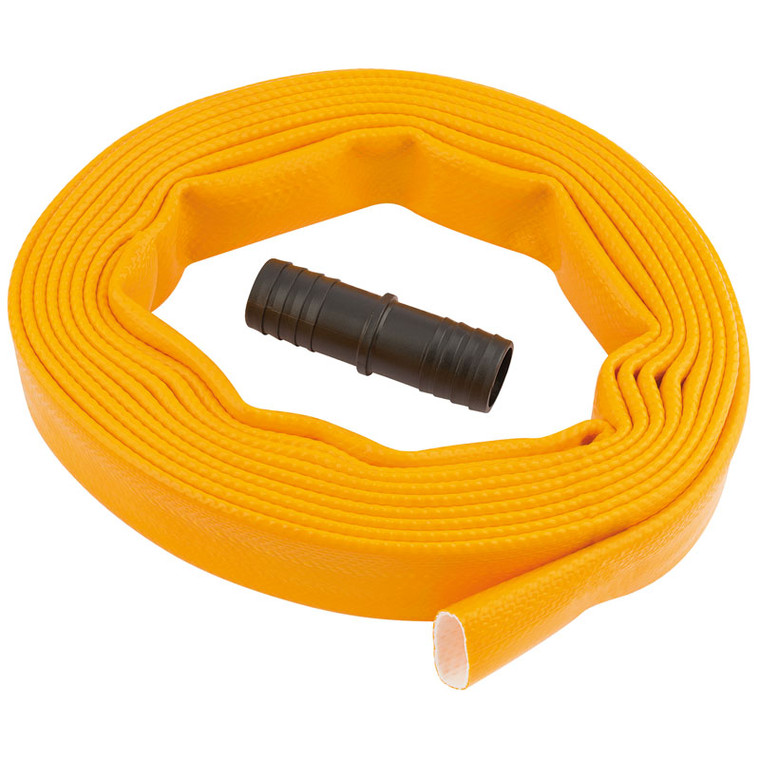 Draper 5m Layflat Hose with Adaptor (25mm)