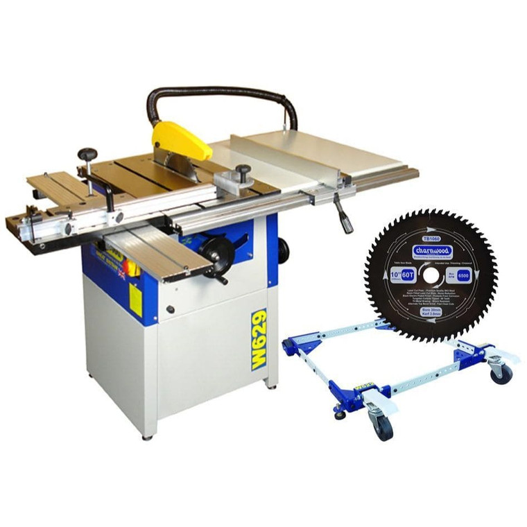 Charnwood W629 10'' Cast Iron Table Saw Package Deal