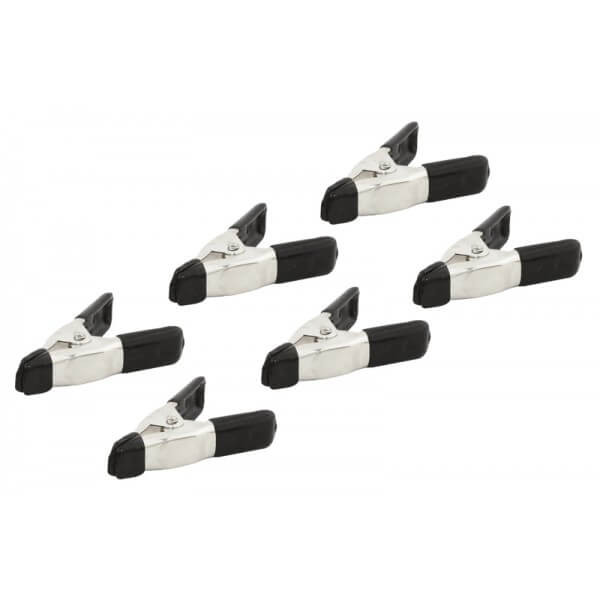 Rolson 50mm Micro Spring Clamp Set (6 Pieces)