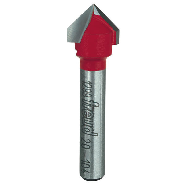 Freud 20-10425 12.7mm (Dia) "V" Grooving Router Bit