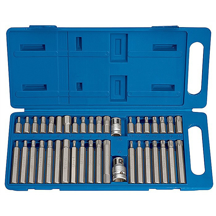 Draper 40 Piece Tx-Star Hexagon and Allen Mechanics Bit Set