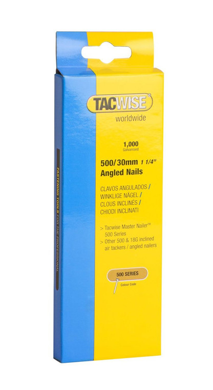Tacwise 500/30MM 18G Angled Nails (1000) (400ELS)