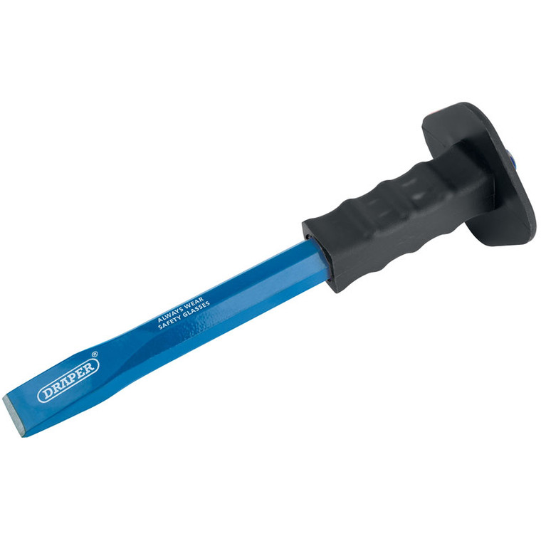 Draper Octagonal Shank Cold Chisel with Hand Guard (25x300mm)