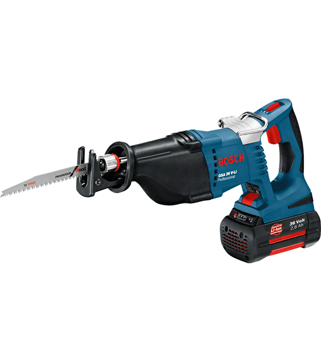Bosch GSA 36 V-LI Professional Cordless Sabre Saw 2 x 2.6Ah Batteries