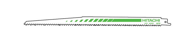 Hitachi 752031 Wood Cutting Sabre Saw Blade 305 x 19 x 1.5mm