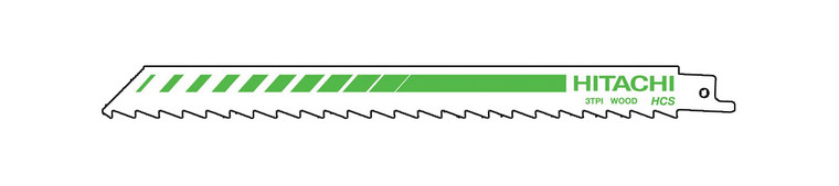 Hitachi 752029 Wood Cutting Sabre Saw Blade 225 x 19 x 1.25mm
