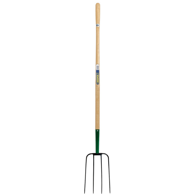 Draper 4 Prong Manure Fork with Wood Shaft (63579)