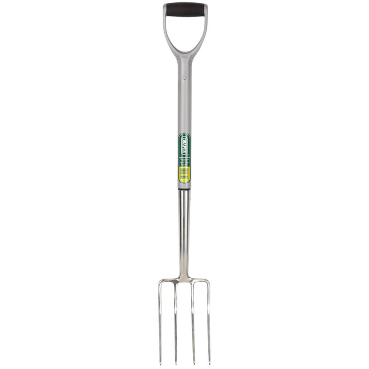Draper Stainless Steel Garden Fork with Soft Grip (83757)