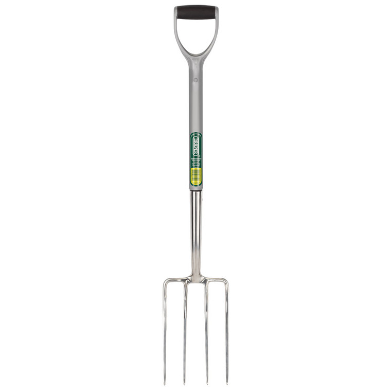 Draper Stainless Steel Garden Fork with Soft Grip (83755)