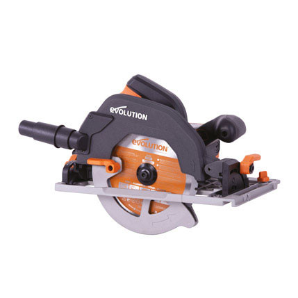 Evolution 185mm TCT Plunge Saw (2x Rails) (R185CCSX+)