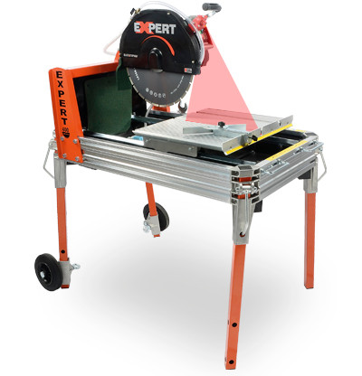 Battipav Expert 400 Stone Saw with Laser and Wheels (Single Phase) (9401)