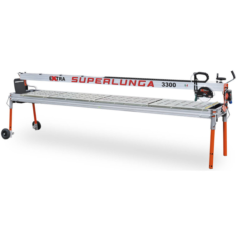 Battipav Extra 3300 Superlunga Tile Bridge Saw with Laser & Wheels (6733001)
