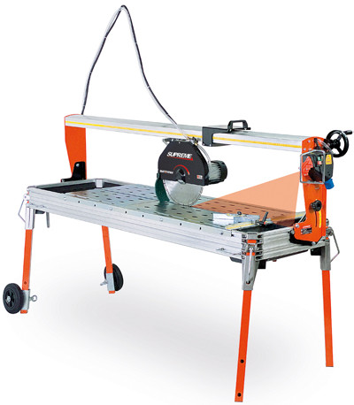 Battipav Supreme 150S Marble Bridge Saw with Wheels & Laser (81501)