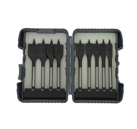 Diager Flat Wood Bit 9Pce Set 