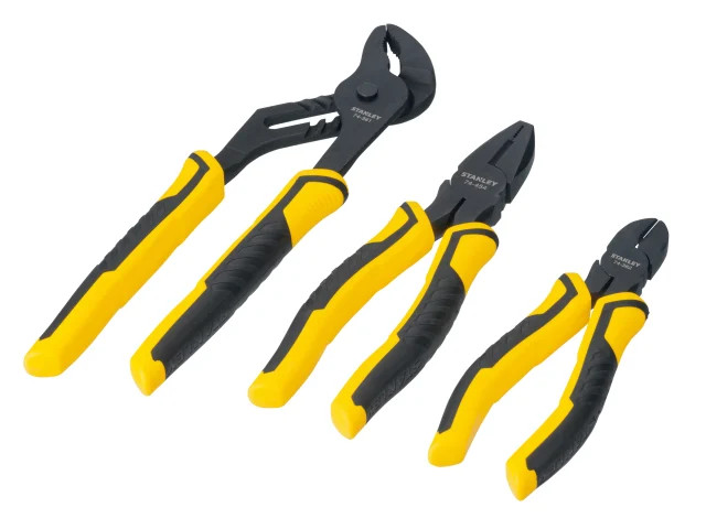 Stanley ControlGrip Pliers Set, 3 Piece Set (STA074471)