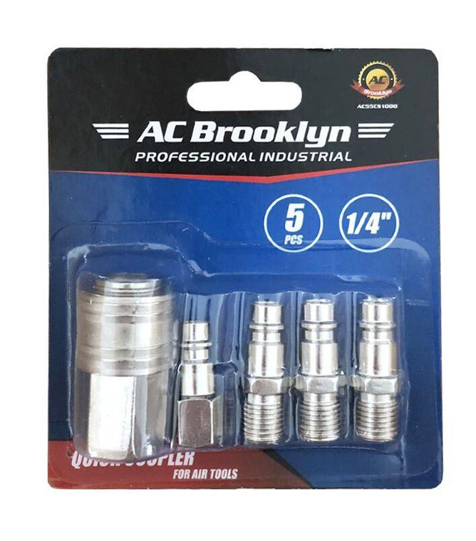 AC Brooklyn 1/4" 5pc Quick Coupler 