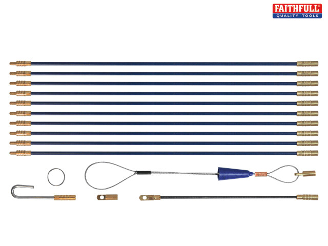 Faithful 3.3m Cable Rod Set 15 Piece