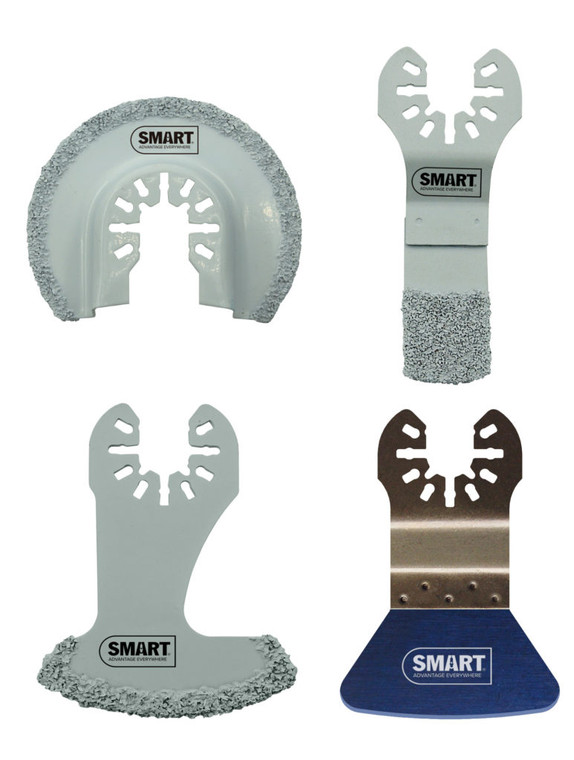 Smart Trade 4pc Tiler Multi Tool Blade Kit (SM4-TK)
