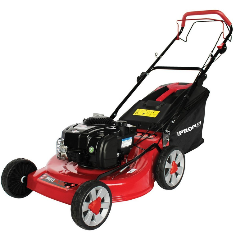 Proplus 2 in 1 Self Propelled 53cm Steel Deck Lawnmower 5hp Briggs and Stratton Engine with Mulch