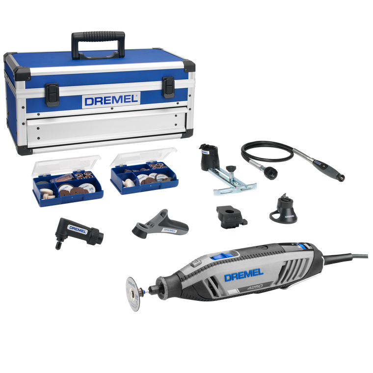 Dremel 4250 Rotary Tool Platinum Kit (128 Accessories)