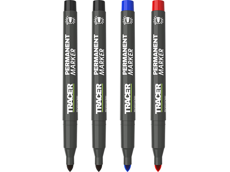 Tracer 4pc Construction Permanent Marker Set (APMK1)