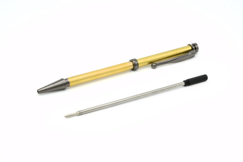 Premium Gun Metal Twist Pen Kit (5 Pack)
