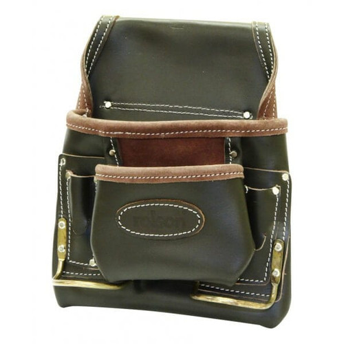 Rolson Oil Tan Single Tool Pouch Antique Hammer Holder