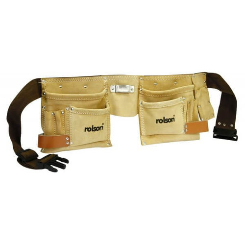 Rolson Economy Double Tool Pouch Leather