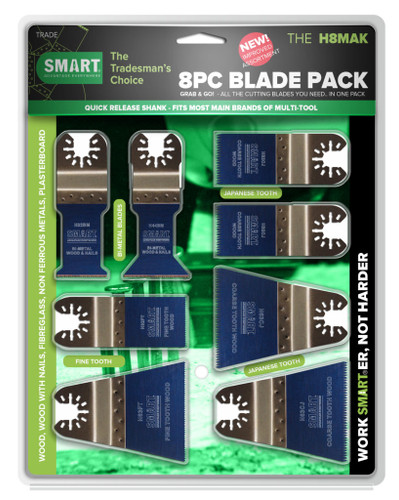 Smart Trade 8pc Multi Tool Blade Kit