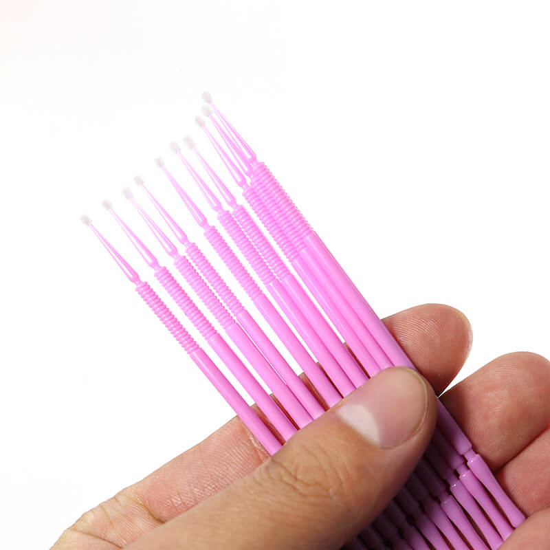 100pcs/Barrel Disposable 4 colors Lint Free Cleaner Micro Brush