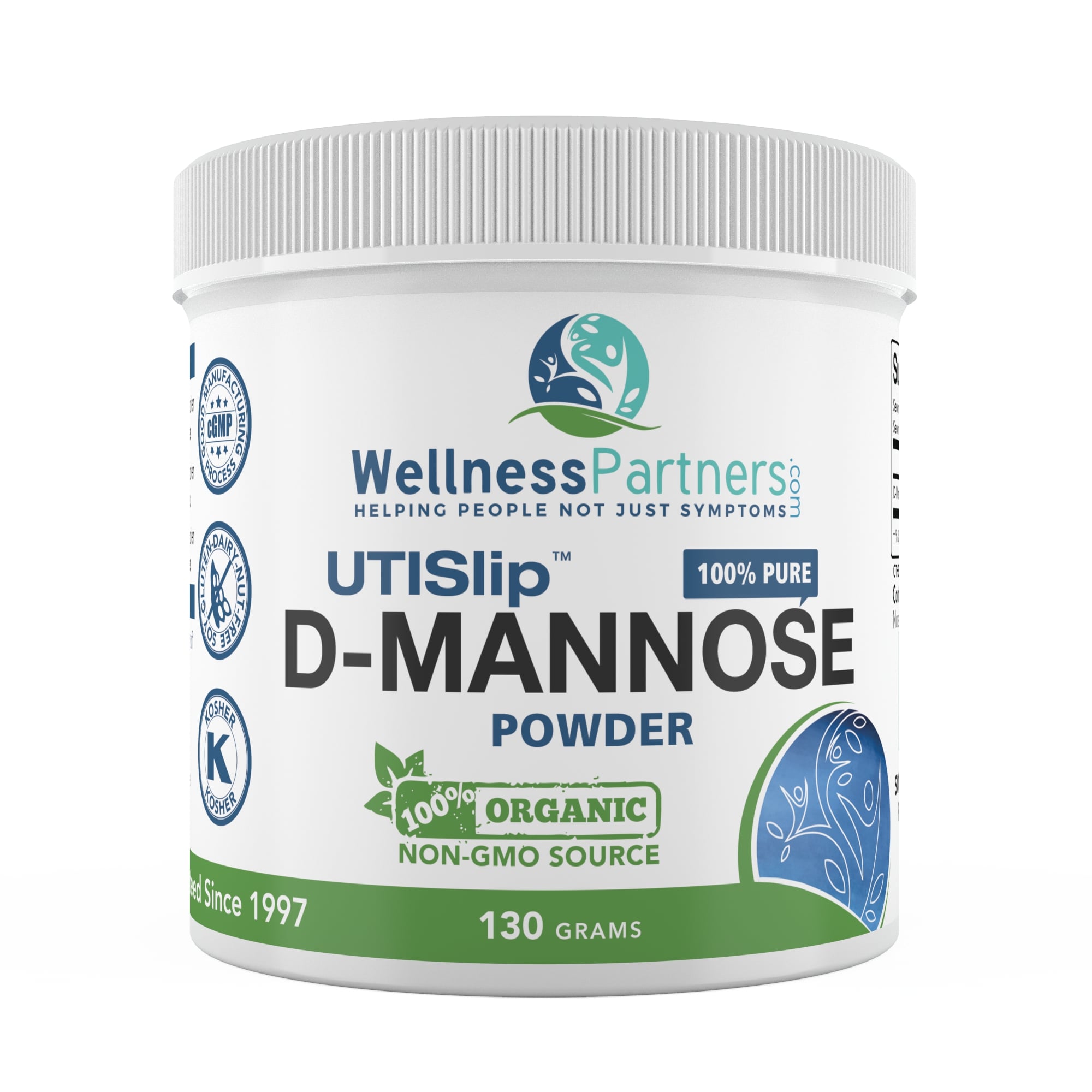 UTI Slip D-Mannose Powder 130g Large Jar