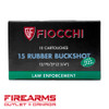 Fiocchi Ammunition Rubber Buck - 12GA, 2-3/4", Box of 10 [12LERB10]