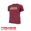 Beretta Retro Logo T-Shirt - Maroon, XL [TS732T189003AUXL]