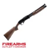 Canuck Defender Marine Pump Shotgun, Nickel/Walnut- 12GA, 2-3/4" or 3", 14" Barrel [CDEFMW1214]