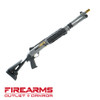 EGE Panzer Arms M4 Speed Pro Tactical, Grey / Telescopic - 12GA, 2-3/4" or 3", 18.6" Barrel [M4-PROTACGRYTITTL]