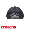 FOC Gun Range Flexfit 110® Mesh Cap - Black Cap, Black Logo