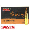 PMC Bronze - .223 Rem., 55gr, FMJ, Box of 20 [223A]