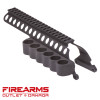 Mesa Tactical Aluminum SureShell Carrier w/ Saddle Rail - Remington 870/1100/1187, 6-Shell [91630]