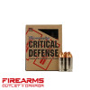 Hornady Critical Defense - .45 ACP, 185gr., FTX, Box of 20 [90900]